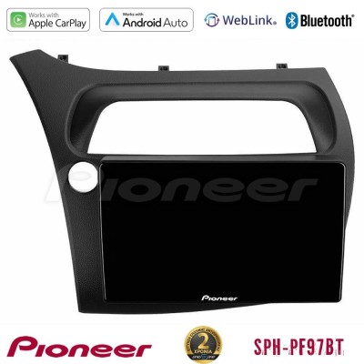 Pioneer SPH-PF97BT Series Honda CiviC Hatchback 2006-2011 Multimedia Station 9" (Tablet Style) Με Carplay & Android Auto