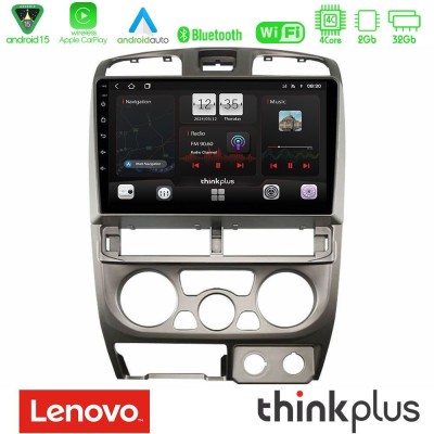 Lenovo Thinkplus Series 4Core Android15 2+32GB Isuzu D-Max 2004-2006 Navigation Multimedia Tablet 9" Με Carplay & Android Auto