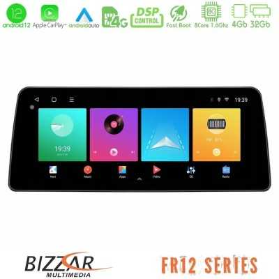 Bizzar Car Pad FR12 Series Jeep Grand Cherokee 1999-2004 8core Android 12 4+32GB Navigation Multimedia Tablet 12.3"