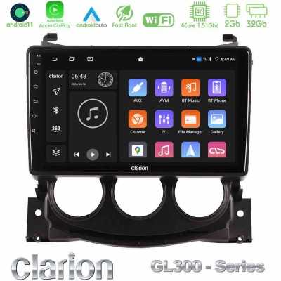 Clarion GL300 Series Nissan 370Z 2009-2013 4Core Android11 2+32GB Navigation Multimedia Tablet 9" Με Carplay & Android Auto