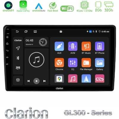 Clarion GL300 Series Alfa Romeo Giulietta 2014-2021 4Core Android11 2+32GB Navigation Multimedia Tablet 10" Με Carplay & Android