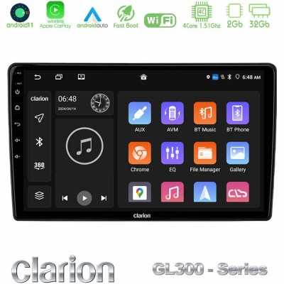 Clarion GL300 Series Alfa Romeo Giulietta 2014-2021 4Core Android11 2+32GB Navigation Multimedia Tablet 10" Με Carplay & Android