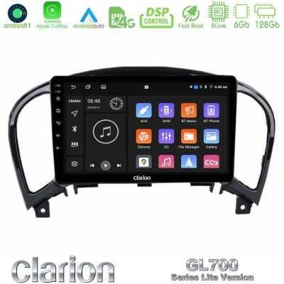 Clarion GL700 Lite Series 8Core Android11 6+128GB Nissan Juke Navigation Multimedia Tablet 9" Με Carplay & Android Auto